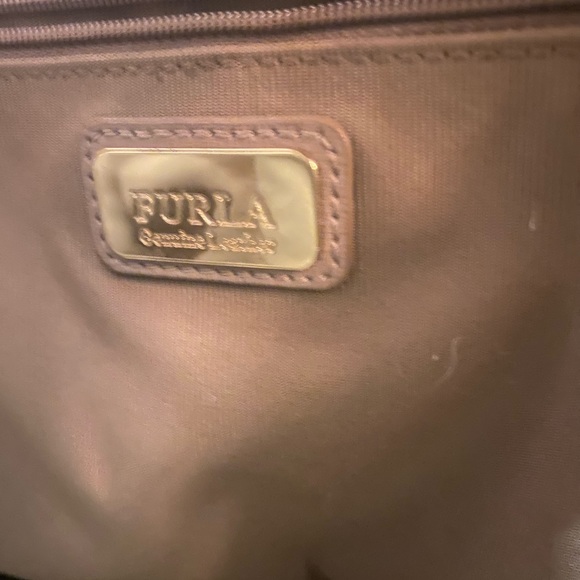 Beige Furla Women Tote Bag, genuine leather - Picture 6 of 7